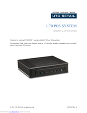 UTC 1170 Installation Manual