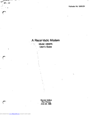 Racal-Vadic 4850PA User Manual