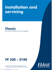 Ideal Boilers Classic FF 370 Installation And Servicing