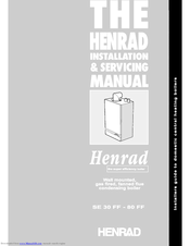 Ideal Boilers Henrad SE 70 FF Installation And Servicing Manual