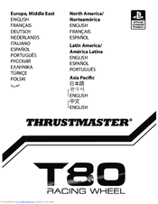 Thrustmaster T80 Ferrari 488 GTB Edition User Manual