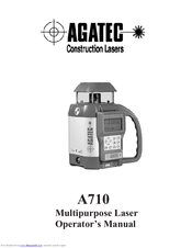 Agatec A710 Operator's Manual