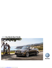 Volkswagen Eos 2013 Quick Start Manual