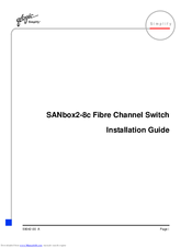 Glogic Simplify SANbox2-8c Installation Manual