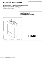 Baxi Solo 3 50 PF System Installation And Servicing Instructions