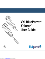 VXi BlueParrott Xplorer User Manual