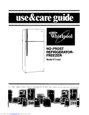 Whirlpool ET14AK Refrigerator Manuals