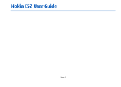 Nokia E52 User Manual
