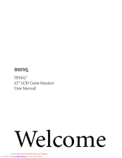 BenQ FP51G User Manual