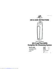 Meijer AC5000 Germ Guardian Use & Care Instructions Manual