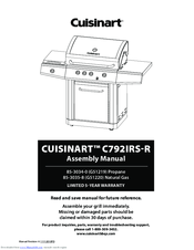 Cuisinart C792IRS-R Assembly Manual