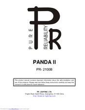 Pure Reliability PANDA II PR-2100B Product Manual