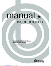 BALAY 3BC8855 series Instruction Manual