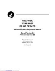 Microplex M202 Installation And Configuration Manual