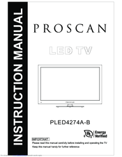 ProScan PLED4274A-B Instruction Manual