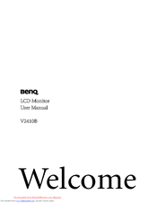 BenQ V2410B User Manual