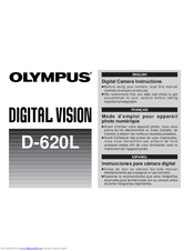 Olympys Digital Vision D-620L Operating Instructions Manual