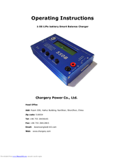 Chargery Power 550B Operating Instructions Manual