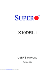 Supero X10DRL-i User Manual