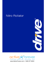 Drive Nitro Rollator User Manual