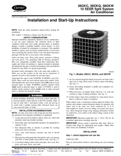 Carrier 38CKQ Installation And Start-Up Instructions Manual