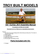 Troy Built Models 105” Curtiss JN-4 Assembly Manual