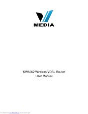 Media KW5262 User Manual