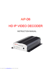 Acumen AiP-D6 Instruction Manual