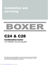 Ideal Boilers BOXER C 28 Installation And Servicing Manual