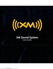 XM Sound System User Manual