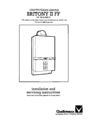 CHAFFOTEAUX Britony II FF Installation And Servicing Instructions