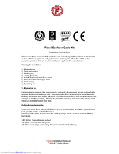 Flexel Ecofloor Installation Instructions Manual