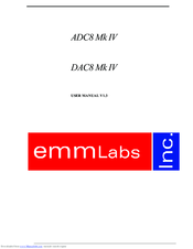 EMM Labs ADC8 Mk IV User Manual