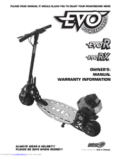 EVO Powerboards Evo R Owner's Manual