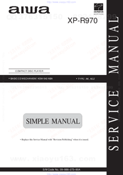 Aiwa XP-R970 Service Manual