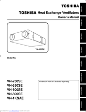Toshiba VN-800SE Owner's Manual