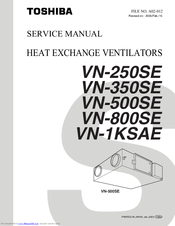 Toshiba VN-800SE Service Manual