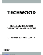 TECHWOOD CT32-948F Operating Instructions Manual
