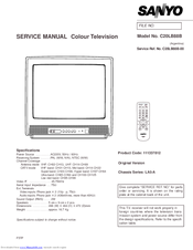 Sanyo C20LB88B Service Manual