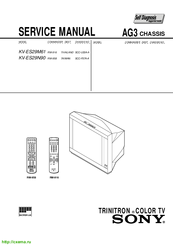 Sony KV-ES29M61 Service Manual