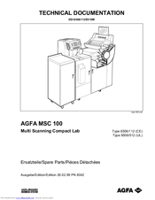 AGFA MSC 100 Technical Documentation Manual