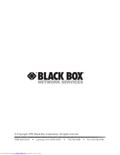 Black Box SW111AE User Manual