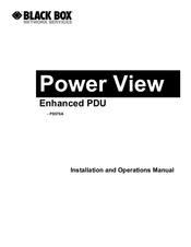 Black Box Power View PS570A Installation And Operation Manual