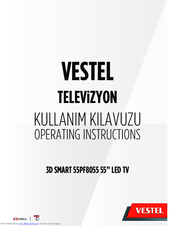 VESTEL 55PF8055 Operating Instructions Manual