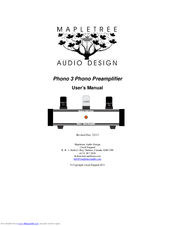 Mapletree Phono 3 User Manual