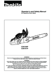 Makita EA6100P Operator's And Safety Manual