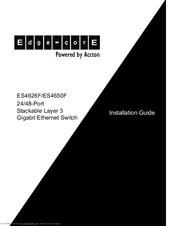 Edge-Core ES4626F Installation Manual