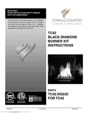 Town & Country Fireplaces TC42.NG03C Instruction Manual