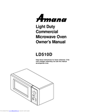 Amana LD510D Owner's Manual
