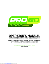 ProGo 3000 Operator's Manual